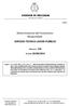 Determinazione del Funzionario Responsabile SERVIZIO TECNICO LAVORI PUBBLICI