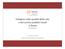 Indagine sulla qualità della vita e dei servizi pubblici locali a Roma (XI edizione) 2 ottobre 2018 Sala Piccola della Protomoteca