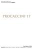 PROCACCINI 17. Modourbanoarchitettura. Press Release 12/2015