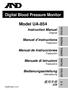 Digital Blood Pressure Monitor. Model UA-854