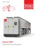 AIR COOLED CHILLER. Explorer WSA. Cooling performance for your critical applications