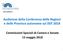Audizione della Conferenza delle Regioni e delle Province autonome sul DEF 2018