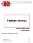 Rassegna stampa. A cura dell Ufficio Stampa FIDAS Nazionale. 24 dicembre gennaio Rassegna associativa. Rassegna Sangue e emoderivati