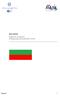 BULGARIA Rapporto Congiunto Ambasciate/Consolati/ENIT 2015