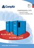 I 01 COMPRESSORI A VITE A VELOCITÀ FISSA A VELOCITÀ VARIABILE (RS) L 23 L29 L23RS L29RS INTELLIGENT AIR TECHNOLOGY