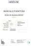 MANUALE FORNITORE VENDOR MANAGEMENT SOLVE. Area tematica VENDOR MANAGEMENT. Argomento: MANUALE SOLVE CORPORATE MARKET