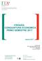 CROAZIA CONGIUNTURA ECONOMICA PRIMO SEMESTRE 2017