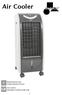 Air Cooler I GB. Rinfrescatore aria ISTRUZIONI D USO. Air Cooler INSTRUCTIONS FOR USE 1