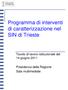 Programma di interventi di caratterizzazione nel SIN di Trieste