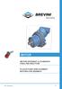 SH11CR MOTORI INTEGRATI A CILINDRATA FISSA PER RIDUTTORI PLUG-IN FIXED DISPLACEMENT MOTORS FOR GEARBOX COD A20 C/1