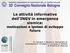 Le attività informative dell INGV in emergenza sismica: motivazioni e ipotesi di sviluppo futuro