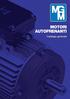 MOTORI AUTOFRENANTI ISO 9001: Sistema Qualità Aziendale Certificato