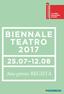 BIENNALE TEATRO 2017