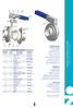 Valvola a farfalla manuale Manual butterfly valve