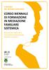 CORSO BIENNALE DI FORMAZIONE IN MEDIAZIONE FAMILIARE SISTEMICA