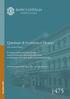 Questioni di Economia e Finanza