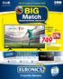 Dal 24 maggio al 13 giugno 2018 BIG. Match. Sconti & Premi, davvero! GRANDE CONCORSO EURONICS E HISENSE 180 SMARTPHONE F17 PRO