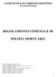 COMUNE DI SAN LORENZO ISONTINO Provincia di Gorizia REGOLAMENTO COMUNALE DI POLIZIA MORTUARIA