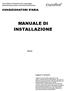 MANUALE DI INSTALLAZIONE