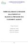 PARERE DELL ORGANO DI REVISIONE SULLA PROPOSTA DI BILANCIO DI PREVISIONE 2014 E DOCUMENTI ALLEGATI