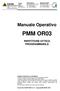 PMM OR03. Manuale Operativo RIPETITORE OTTICO PROGRAMMABILE