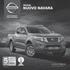 NISSAN NUOVO NAVARA LISTINO PREZZI. *si veda a tergo