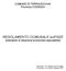 COMUNE DI TERRAVECCHIA Provincia COSENZA. REGOLAMENTO COMUNALE sull'isee (Indicatore di situazione economica equivalente)