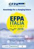EFPA ITALIA MEETING. Knowledge for a changing future PROGRAMMA PRELIMINARE. Palazzo dei Congressi di Riccione 31 maggio - 1 giugno