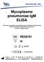 Mycoplasma pneumoniae IgM ELISA