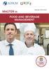 edizione MASTER in FOOD AND BEVERAGE MANAGEMENT 100% Regione Puglia