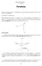 Appunti di Matematica 3 - La parabola - Parabola