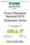 Finali e Rassegne Nazionali 2010 Chianciano Terme