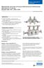 Manifold per strumenti di misura della pressione differenziale Manifold a 3, 5 valvole Modelli IV30, IV31, IV50 e IV51