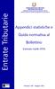 Entrate Tributarie. Appendici statistiche e. Guida normativa al. Bollettino. (Gennaio-Aprile 2014)