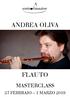 ANDREA OLIVA FLAUTO MASTERCLASS