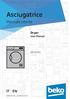 Asciugatrice. Manuale utente. Dryer. User Manual DRY 833CI _IT/