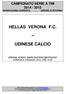 HELLAS VERONA F.C. UDINESE CALCIO