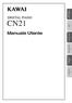 PARTI E FUNZIONI NOME DELLE CN21 INIZIO 2. Manuale Utente FUNZIONE LESSON REGISTRATORE PULSANTI DELLE FUNZIONI 5 APPENDICE