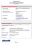 Scheda di sicurezza ai sensi del Regolamento (CE) n. 1907/2006 REACH Stampato il: 29/07/2011 data di aggiornamento:29/07/2011 Scheda B0988it Rev. n.