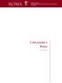 Ragioneria Generale I Direzione Sistemi informativi di pianificazione e controllo finanziario U.O. Statistica L INFLAZIONE A ROMA
