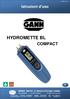 Version 2.0. Istruzioni d uso HYDROMETTE BL COMPACT. Hydromette BL Compact