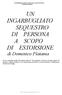 UN INGARBUGLIATO SEQUESTRO PERSONA A SCOPO DI ESTORSIONE di Domenico Platania