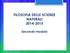 FILOSOFIA DELLE SCIENZE NATURALI Secondo modulo