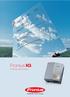 Fronius IG. Inverter fotovoltaico POWERING YOUR FUTURE