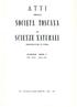 A T T I DELLA SOCIETÀ TOSCANA SCIENZE NATURALI RESIDENTE IN PISA MEMORIE SERIE A. VOLo LXXX ANNO 1973 AR TI GRAFICHE PACINI MARIOTTI - PISA