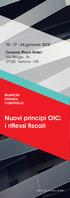 Nuovi principi OIC: i riflessi fiscali