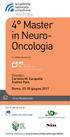 4 Master in Neuro- Oncologia