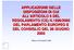 APPLICAZIONE DELLE DISPOSIZIONI DI CUI ALL ARTICOLO 6 DEL REGOLAMENTO (CE) N.1228/2003 DEL PARLAMENTO EUROPEO E DEL CONSIGLIO DEL 26 GIUGNO 2003