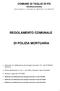 REGOLAMENTO COMUNALE DI POLIZIA MORTUARIA