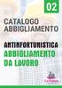 CATALOGO ABBIGLIAMENTO ANTINFORTUNISTICA ABBIGLIAMENTO DA LAVORO